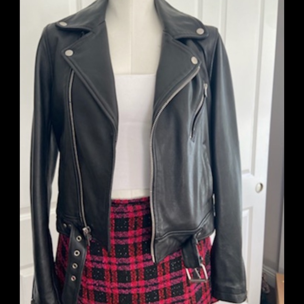 Maje leather jacket NWT